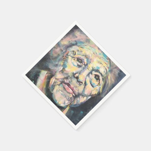 ältere Serviette (Ecke)