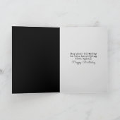 Ältere Skeleton Geburtstagskupcake Karte (Innenseite)