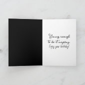 Ältere Spaß mit Balloons Karte (Innenseite)