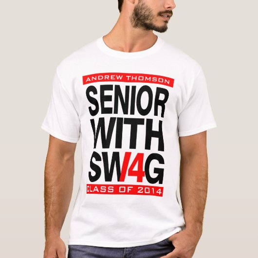 Ältere Swag-Klasse des 2014 Senior-T - Shirt (Vorderseite)