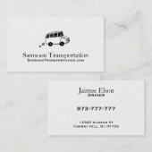 Ältere Transport-Visitenkarten Visitenkarte (Vorne/Hinten)