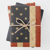 Ältere US Flag Army Boot Camp Soldier Geschenkpapier Set (Beispiel)