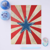 Ältere US Flagge - Rot, Weiß und Blau Flyer (Einzeln)