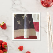 Ältere US-Flagge Serviette (Beispiel)