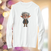 Ältere Weihnachtself Frauen T-Shirt