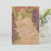 Ältere Weinberge Leere Mitteilungskarten (Stehend Vorderseite)