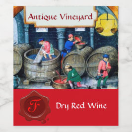 ÄLTERE WEINKLEINEN WEINKLEIDEN WASCHEN SIEGEL MONO WEINETIKETT