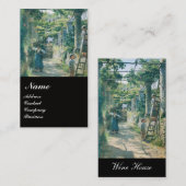 ÄLTERE WEINRÜSTE WEIN PARTY VISITENKARTE (Vorne/Hinten)