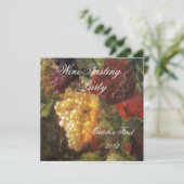 ÄLTERE WEINRÜSTUNG PARTY EINLADUNG (Stehend Vorderseite)