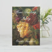 ÄLTERE WEINRÜSTUNG PARTY EINLADUNG (Stehend Vorderseite)