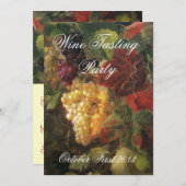 ÄLTERE WEINRÜSTUNG PARTY EINLADUNG (Vorne/Hinten)