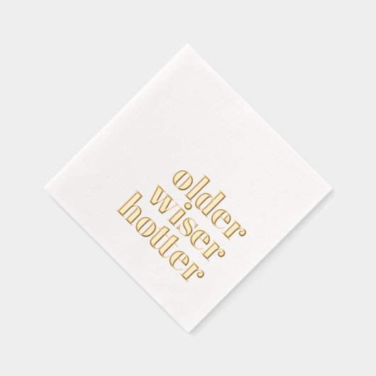 Ältere weiserne Hotter Foil stempelte Napkins Servietten Mit Folie (Rechts)