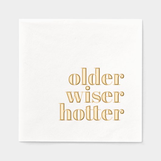 Ältere weiserne Hotter Foil stempelte Napkins Servietten Mit Folie (Vorderseite)