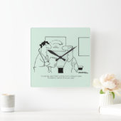 Ältere werden quadratische wanduhr (Zuhause)