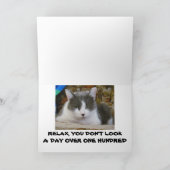 Ältere werden? Sie sehen keinen Tag über 100 aus Karte (Innenseite)