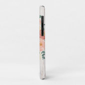 Ältere Wood Monogram Rose & Eukalyptus Wreath Case-Mate iPhone Hülle (Hinten/Links)