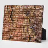 Ältere Ziegelmauer texturiert Fotoplatte (Seite)