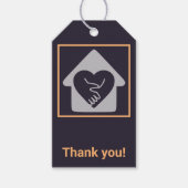 Ältere Zuhause Care Custom Vielen Dank Geschenkanhänger (Vorderseite)