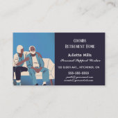 Ältere Zuhause- und Pflegedienste Visitenkarte (Vorderseite)