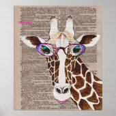 Altered Art Funky Giraffe Poster (Vorne)