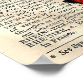 Altered Art Rhinoceros Butterflies Poster (Ecke)