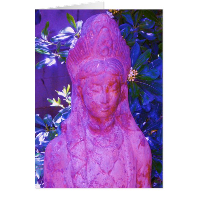 Altered Blue Quan Yin Statue (Vorne)