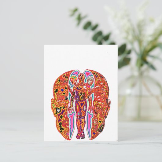 Altered Ego Postkarte (Stehend Vorderseite)