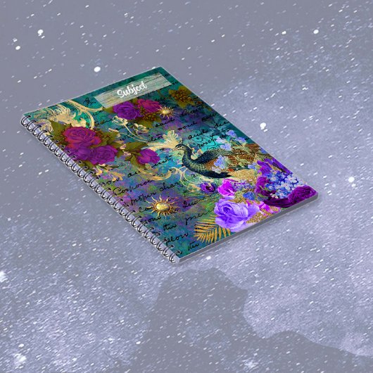 Altered Peacock Notizblock