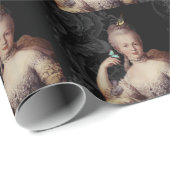 Altered young Marie Antoinette Portrait Geschenkpapier (Rolleneckpunkt)