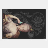 Altered young Marie Antoinette portrait Geschenkpapier Set (Vorderseite)