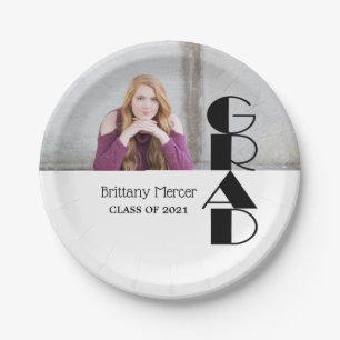 Älterer Absolvent Pappteller