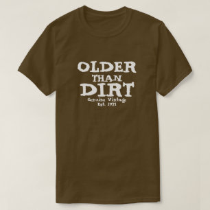 Älterer als Vintager Design-T - Shirt