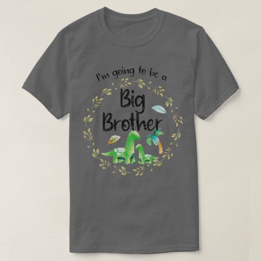 Älterer Bruder werde ich endlich ein großer Bruder T-Shirt (Design vorne)