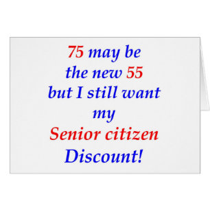 Älterer Bürger 75