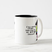 Älterer Bürger-Rabatt Zweifarbige Tasse (VorderseiteRechts)