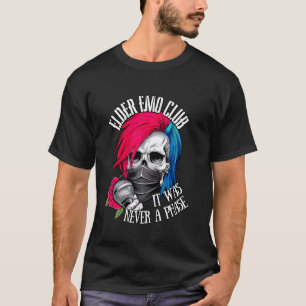Älterer Emo Club Es war nie eine Phase Skeletton R T-Shirt