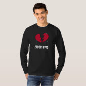Älterer Emo-Goth und Punkrock Pro Aging Gothic Bro T-Shirt (Vorne ganz)