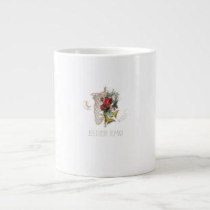 Älterer Emo Lustiger Goth Älterer Gothic Cottageco Jumbo-Tasse