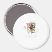Älterer Emo Lustiger Goth Älterer Gothic Cottageco Magnet (Vorderseite/Rückseite)