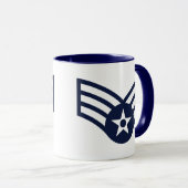 Älterer Flieger E-4 Tasse (VorderseiteRechts)