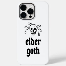 Älterer Goth iPhone 14 Pro Max Hülle