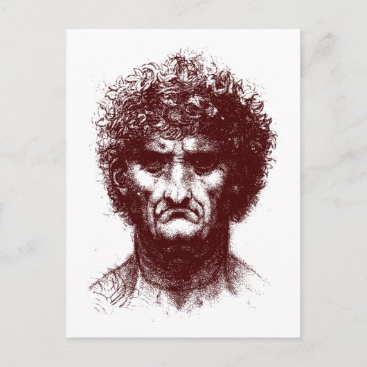 älterer Mann Postkarte (Vorderseite)