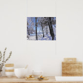 "ÄLTERER PARK IM SCHNEE" POSTER (Küche)