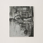 Älterer ziviler Bediensteter, der Steuern, Puzzle (Vertikal)