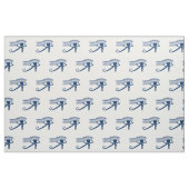 Älteres Auge des Horus Blau und Weiß Stoff (Fat Quarter (45,7 x 55,9 cm))