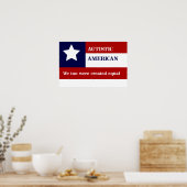 Älteres Autistisches amerikanisches Poster (Küche)