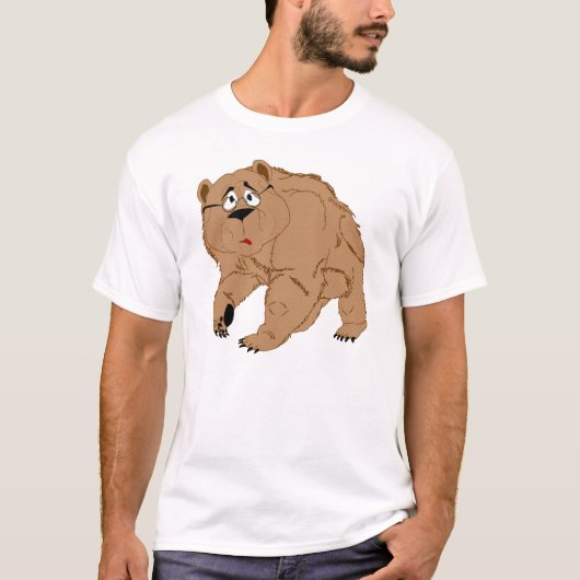 Älteres CaliBear, ein wirklicher Eingeborener T-Shirt (Vorderseite)