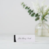 Älteres Hoch-Abschluss-Namenskarte Telefonnummerkarte (Stehend Vorderseite)