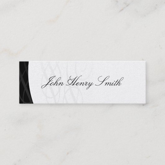 Älteres Hoch-Abschluss-Namenskarte Telefonnummerkarte (Vorderseite)