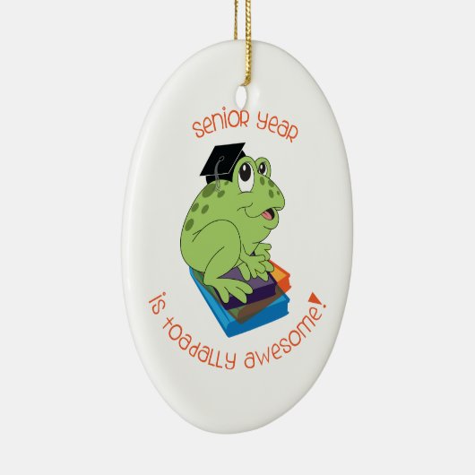 Älteres Jahr ist fantastisches Toadally! Keramikornament (Rechts)